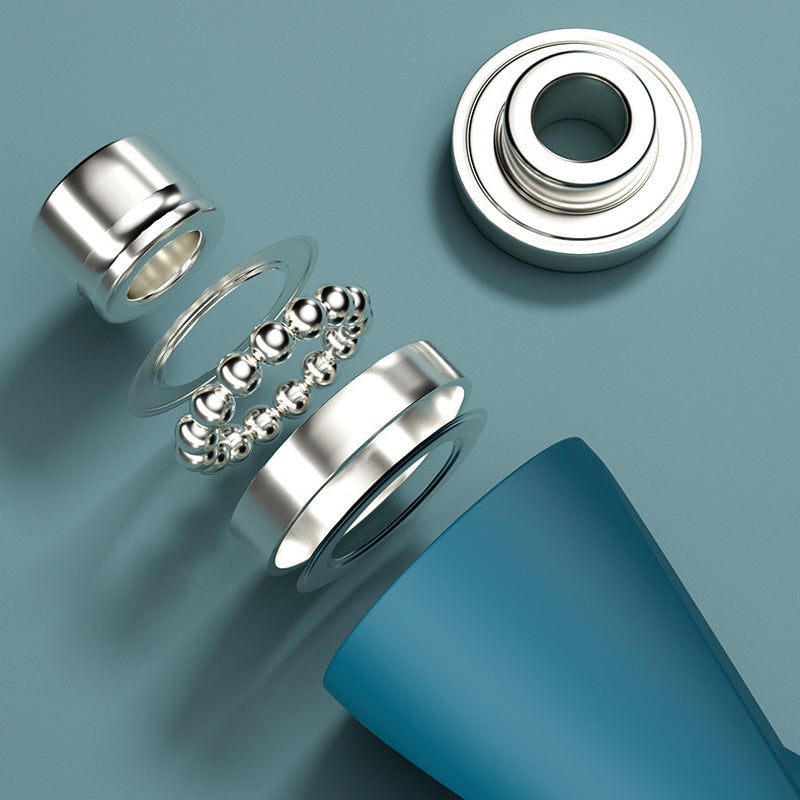 Teal handle with precision ball bearing